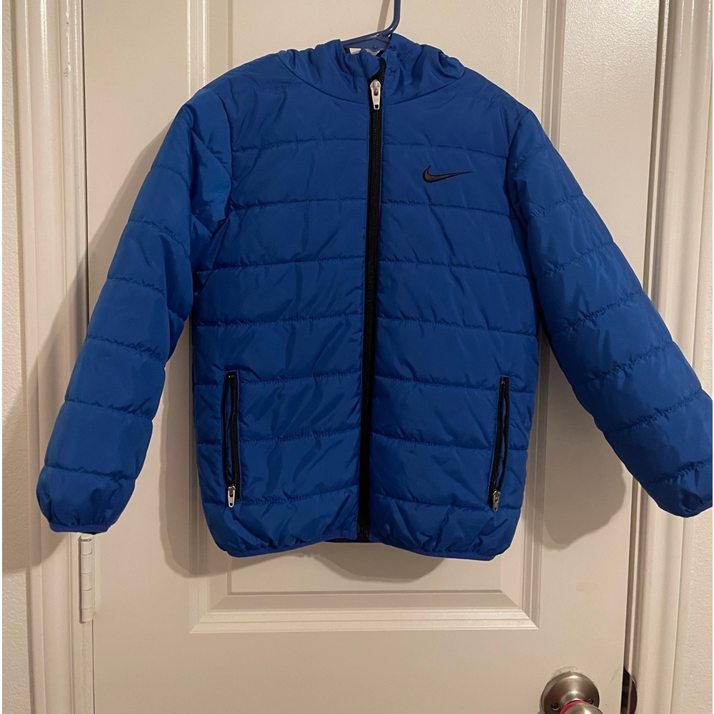 Nike blue jacket size 7
